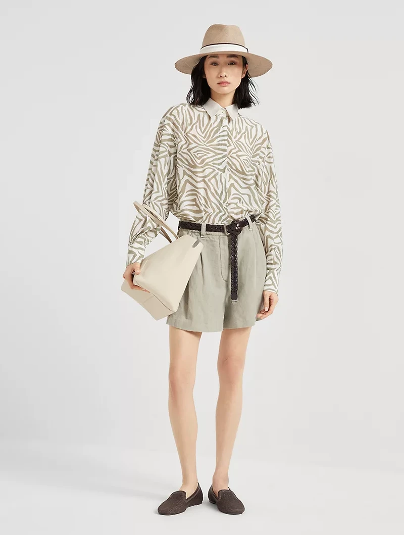 Baggy Shorts With Monili