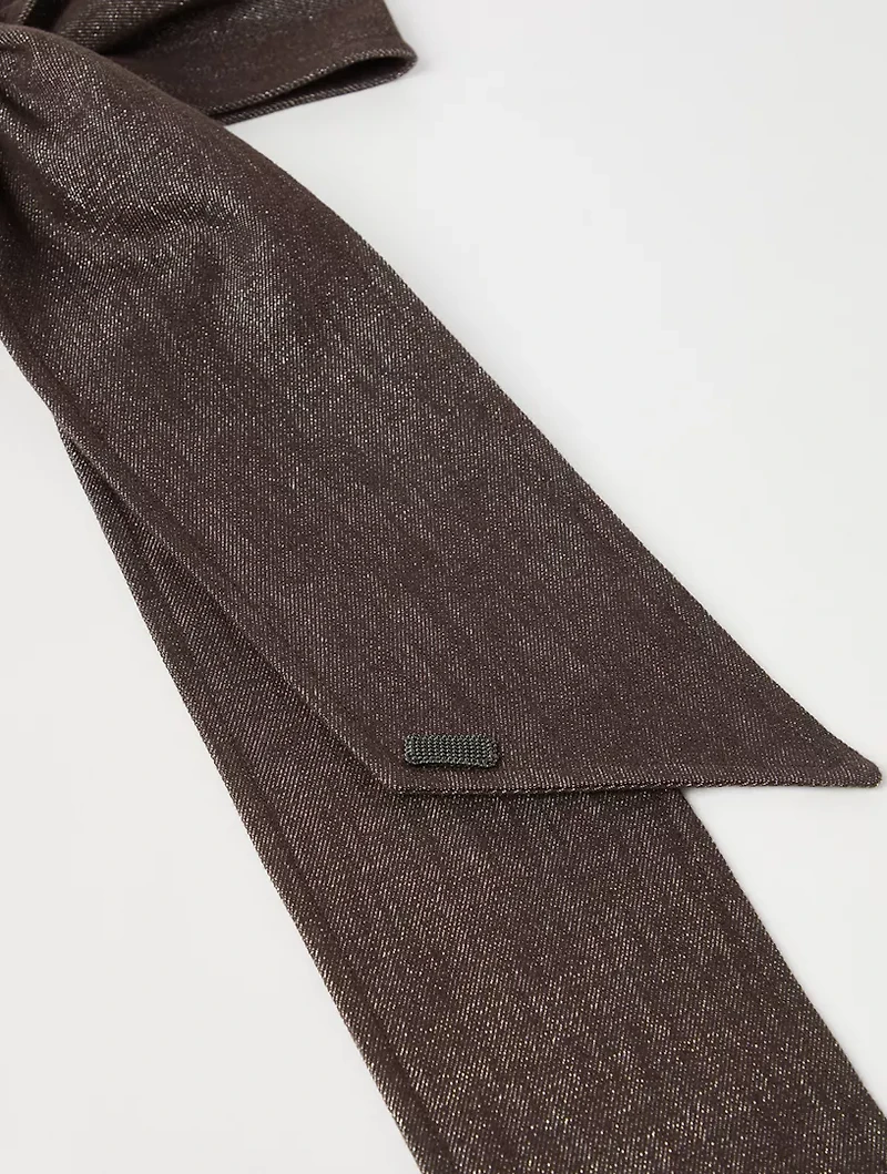 No-fade Denim Foulard