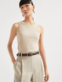 Ribbed Jersey Top