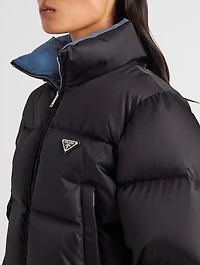 Re-nylon Cropped Down Jacket