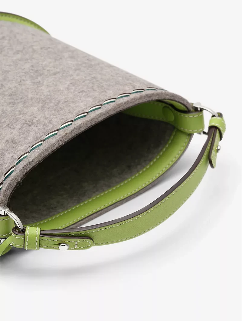 Pin Mini Bucket Felt Supple Calf