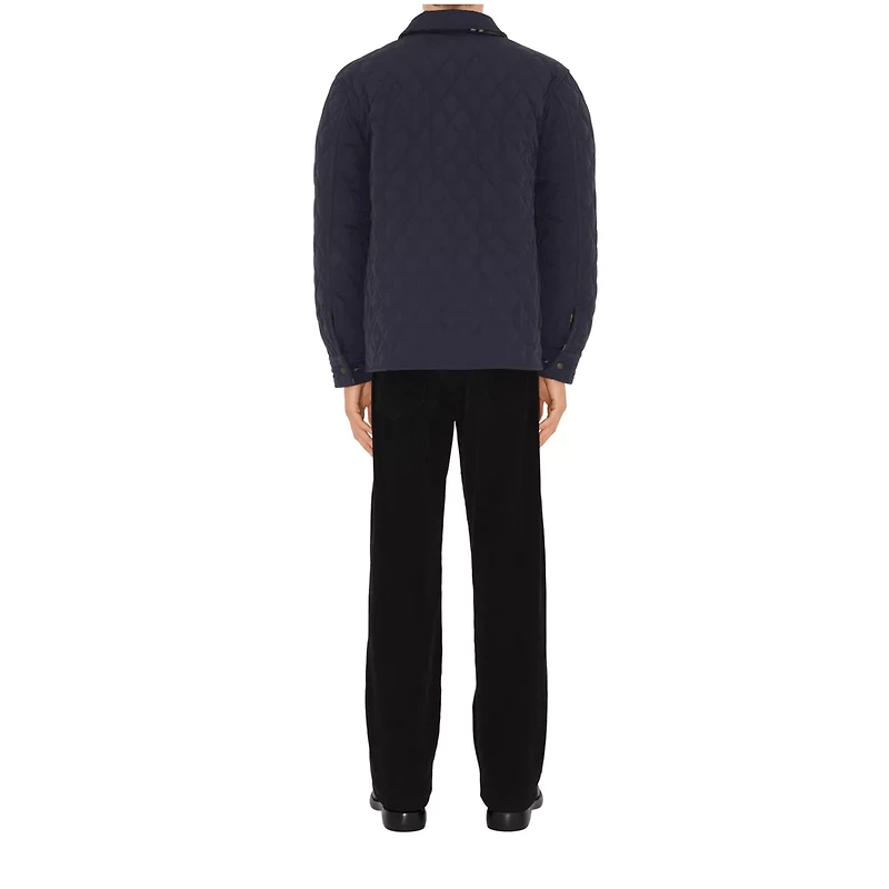 Reversible Quilted Nylon Overshirt