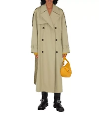 Long Gabardine Castleford Trench Coat