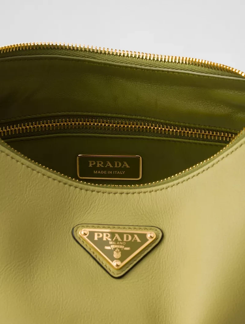 Prada Aimée Medium Leather Shoulder Bag