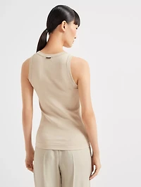 Ribbed Jersey Top