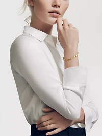Stax Faceted Bracelet 18k Yellow Gold