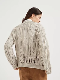 Jute And Cotton Sweater