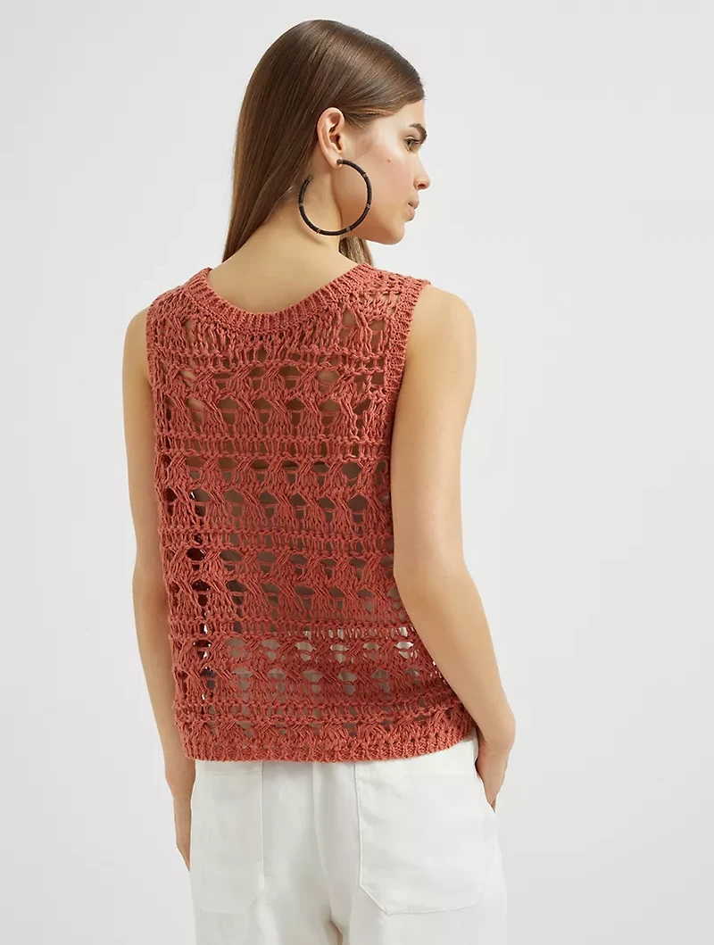Textured Net Top