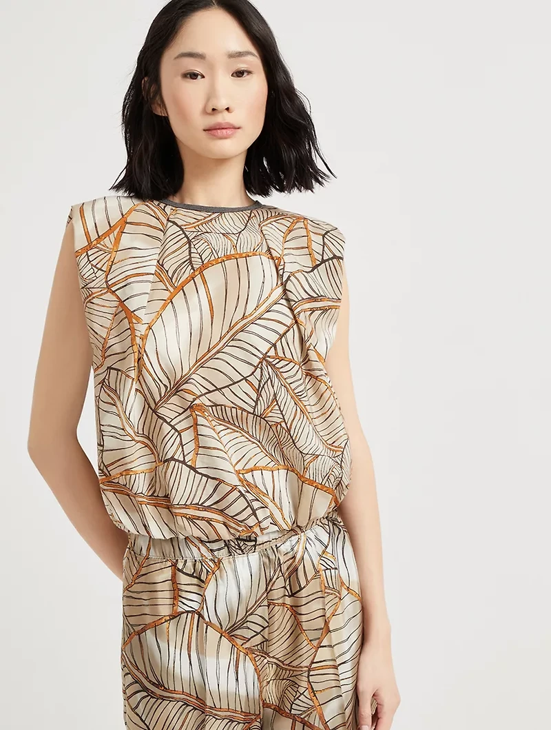 Papyrus Print Top