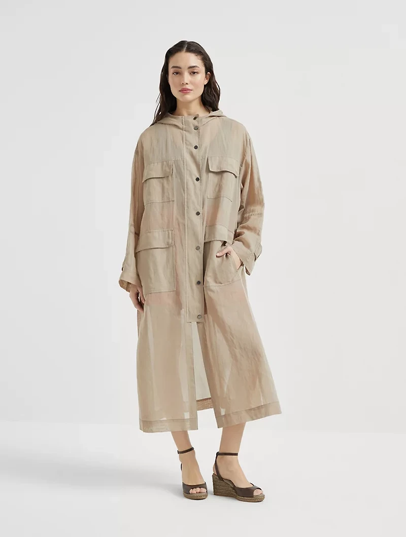 Duster Coat With Monili