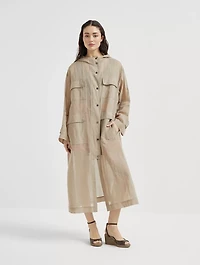 Duster Coat With Monili
