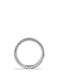 Dy Eden Partway Band Ring Platinum With Diamonds