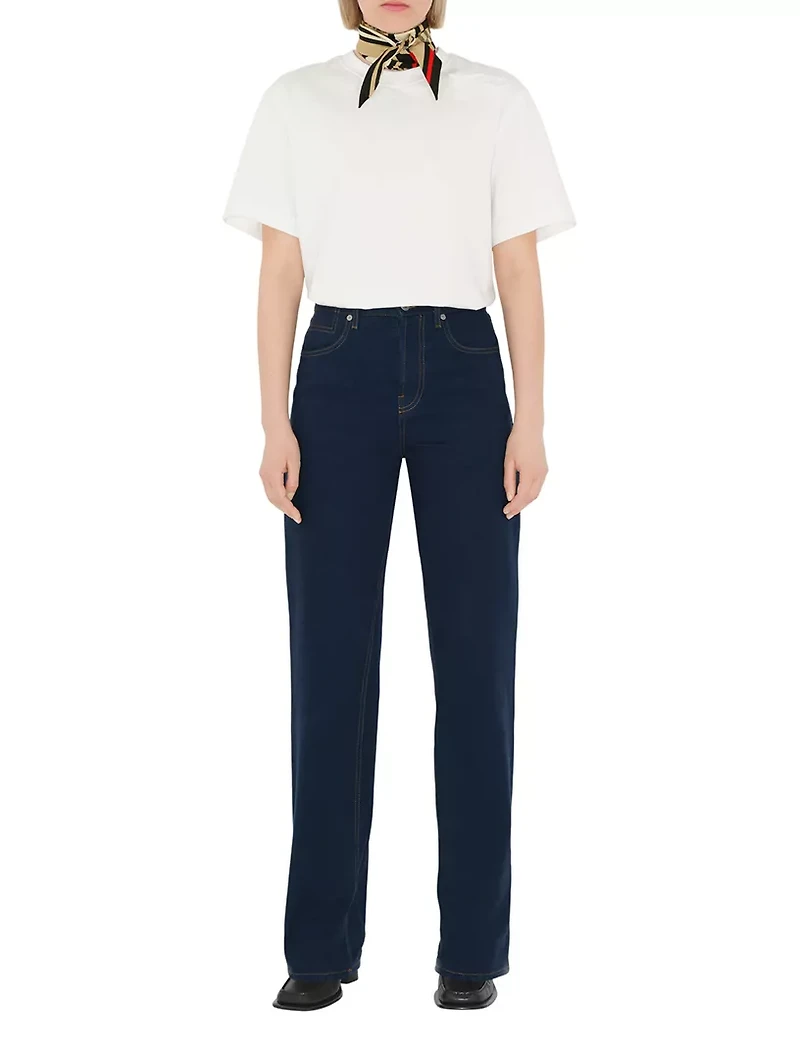 Skinny Montage Silk Scarf