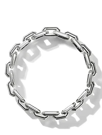 Deco Link Bracelet Sterling Silver