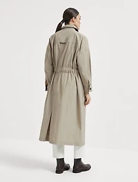 Trench Coat With Monili