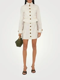 Cropped Cotton Jacket