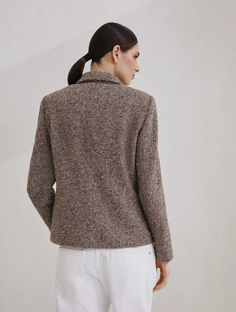 Mélange Diagonal Blazer