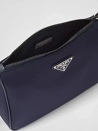 Re-nylon And Saffiano Leather Shoulder Bag