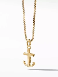 Maritime® Anchor Amulet In 18k Yellow Gold