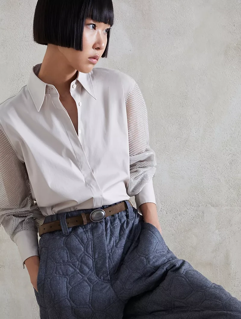 Stretch Poplin Shirt