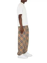Check Twill Trousers