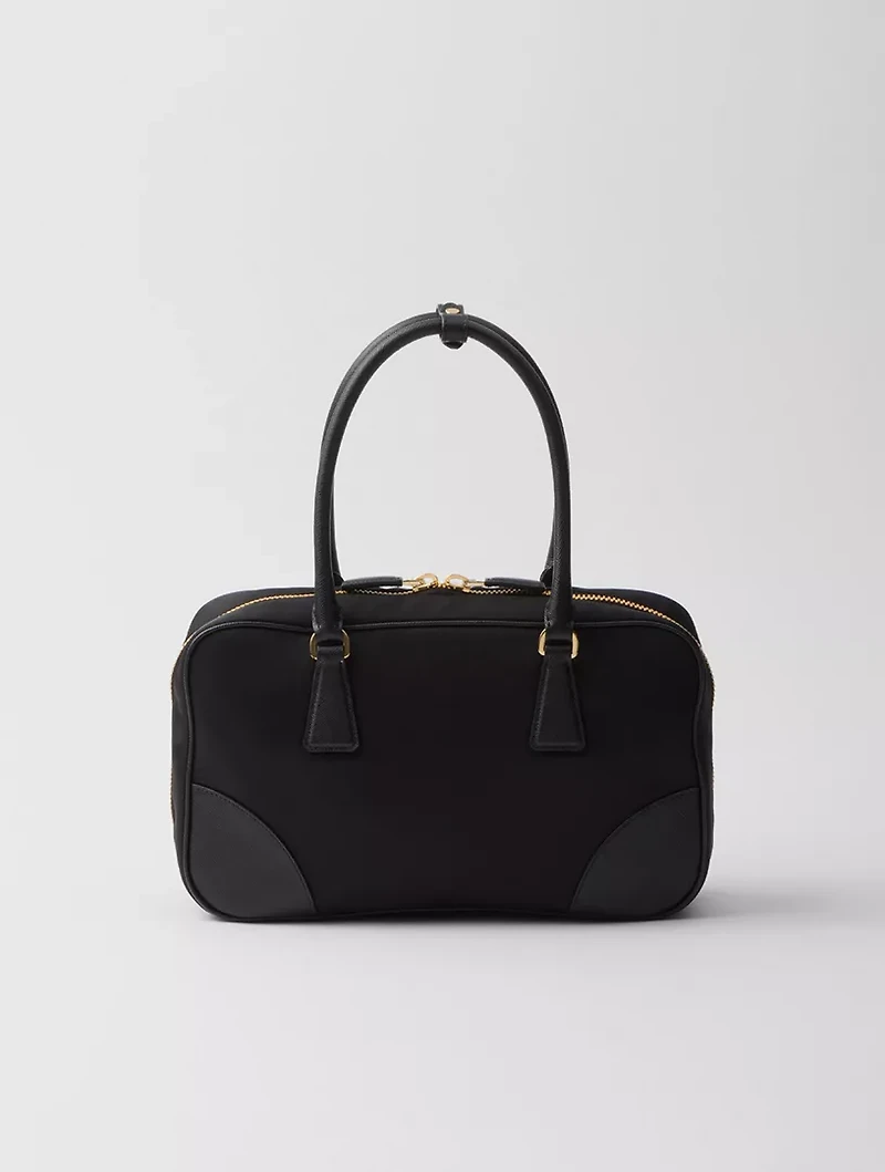 Prada Re-edition 1978 Medium Re-nylon And Saffiano Leather Two-handle Bag