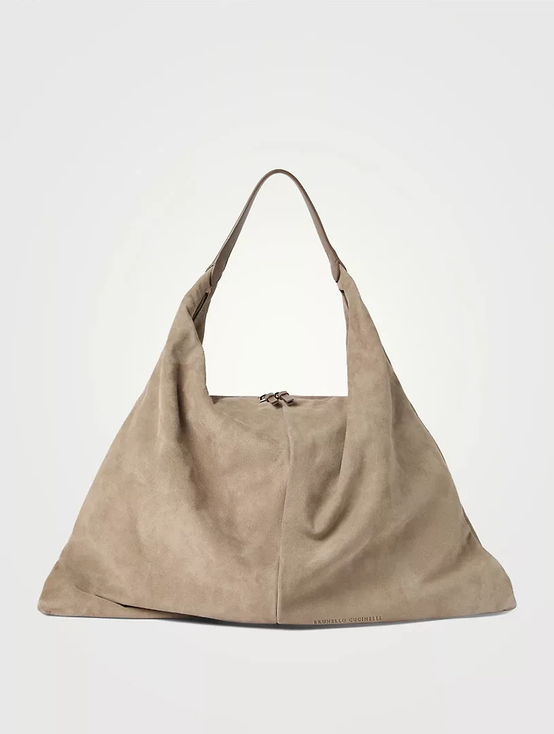 Suede Hobo Swing Bag