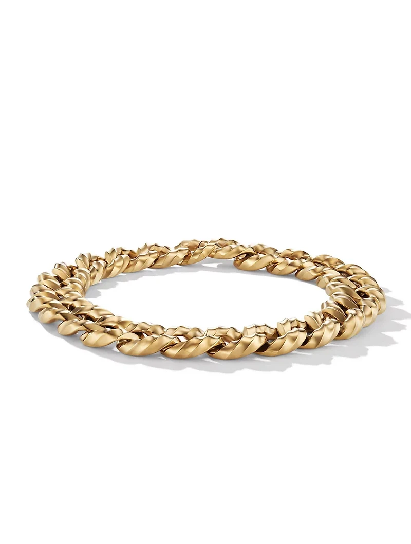 Cable Edge® Curb Chain Necklace 18k Yellow Gold