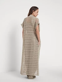 Linen And Silk Cardigan