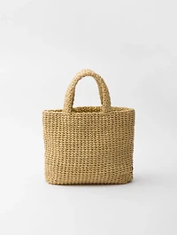 Small Crochet Tote Bag