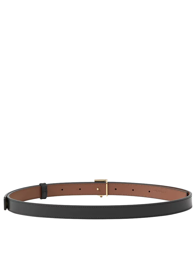 Leather Reversible Tb Belt