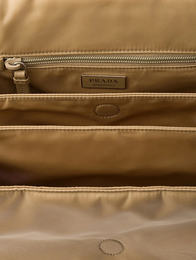 Medium Padded Re-nylon Shoulder Bag