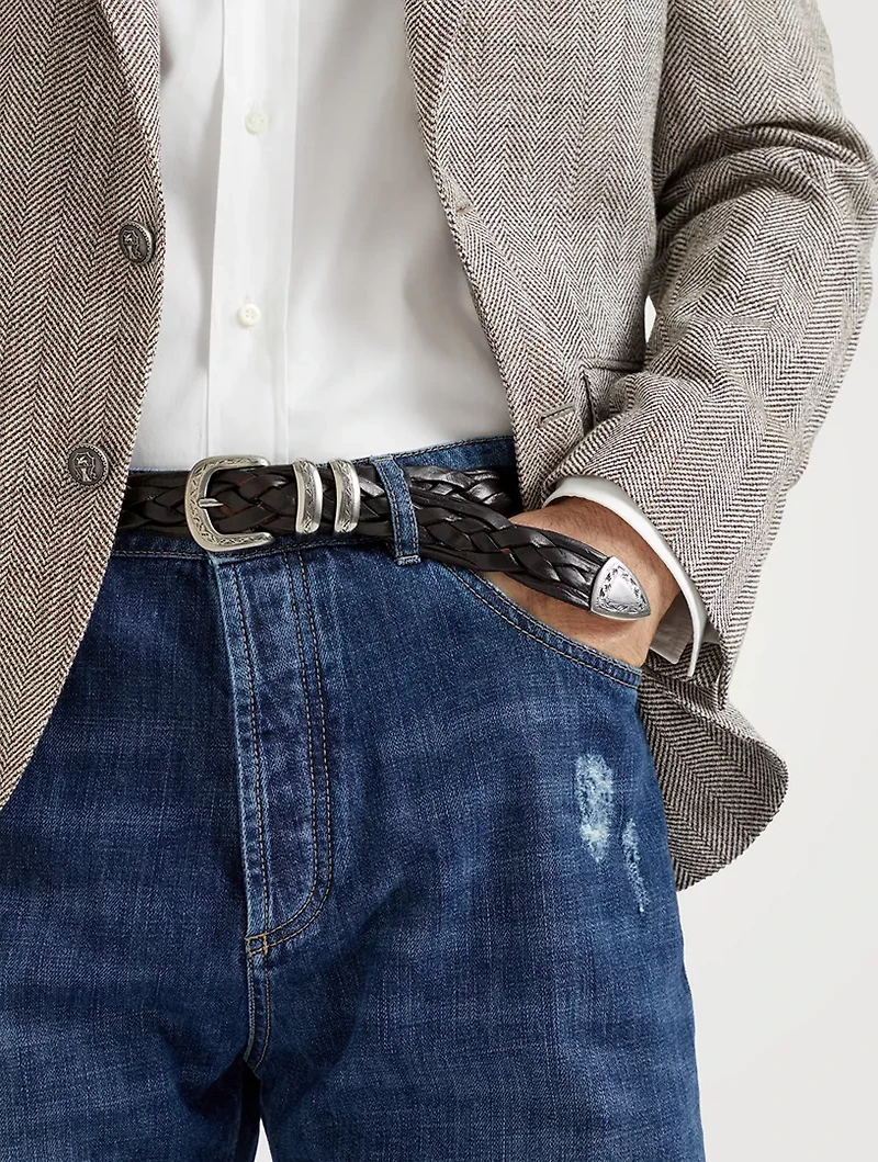 Belt With Detailed Buckle
