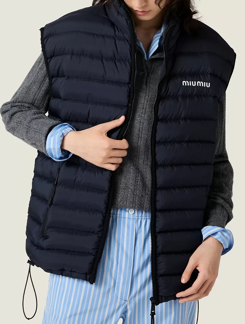 Light Pongé Down Vest