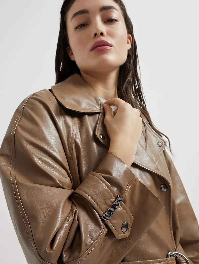Nappa Leather Trench