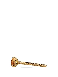 Chatelaine® Ring 18k Yellow Gold With Citrine And Pavé Diamonds