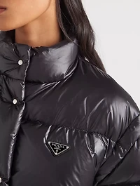Re-nylon Cropped Convertible Down Jacket