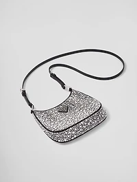 Prada Cleo Satin Bag With Crystals
