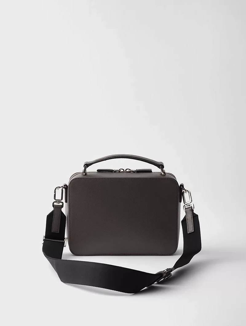 Medium Prada Brique Saffiano Leather Bag