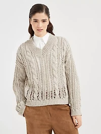Jute And Cotton Sweater