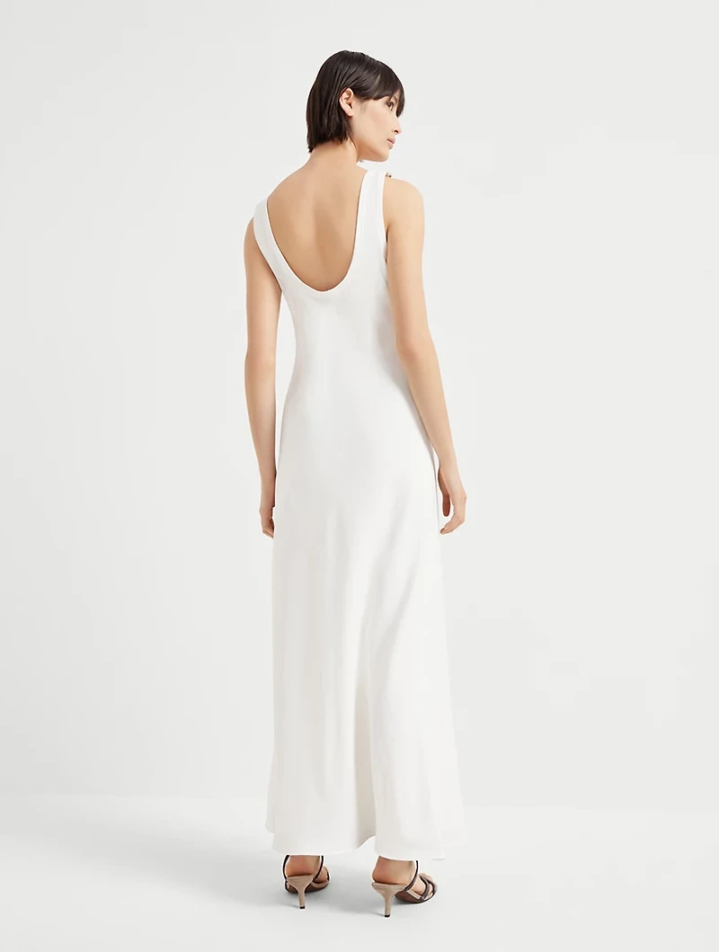 Fluid Twill Tank Dress