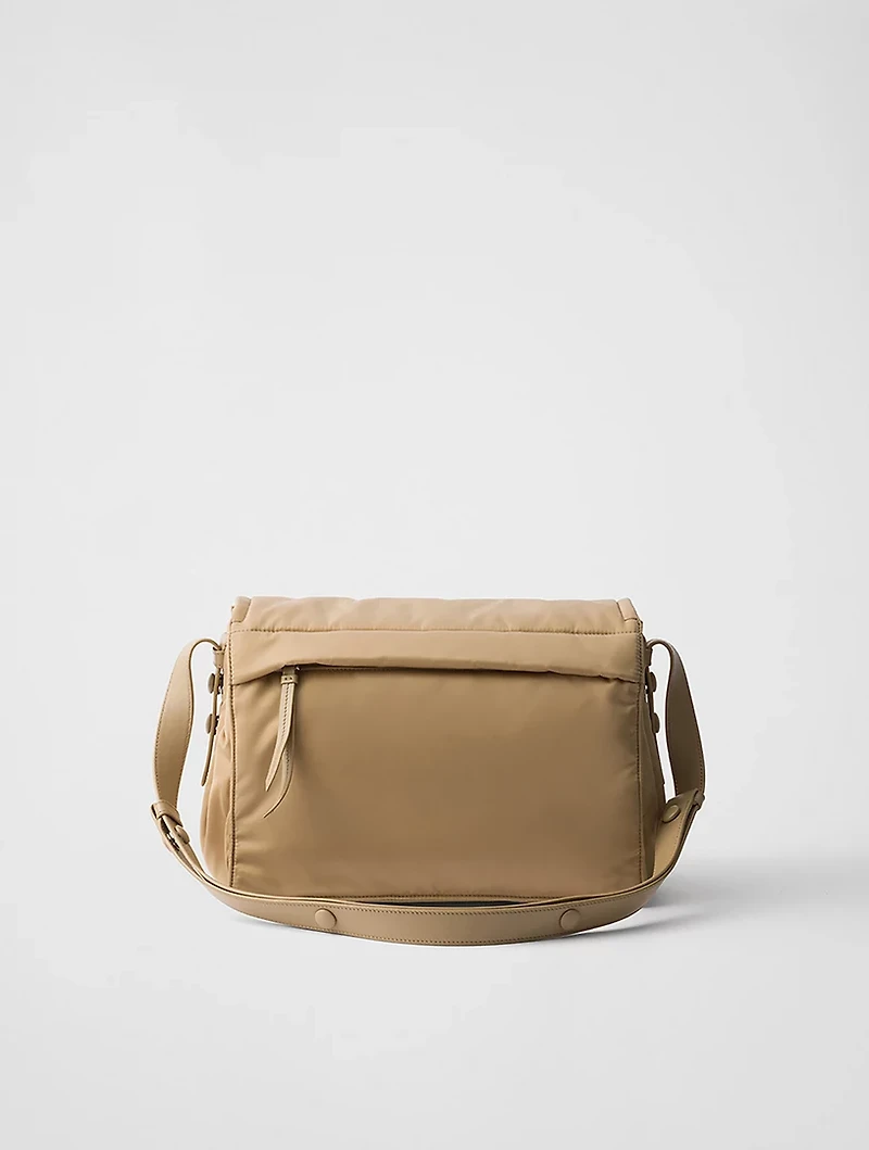 Medium Padded Re-nylon Shoulder Bag