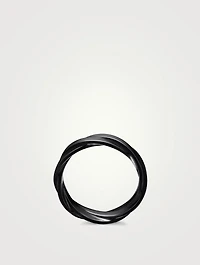 Dy Helios™ Band Ring Black Titanium, 6mm