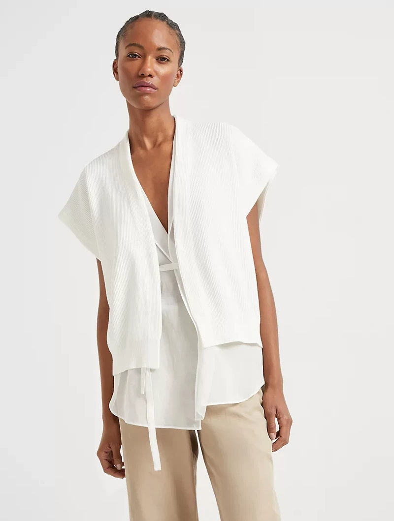 Layered Cardigan