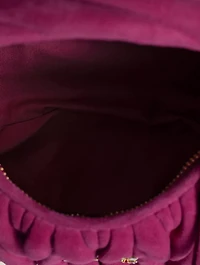 Wander Matelassé Suede Bag