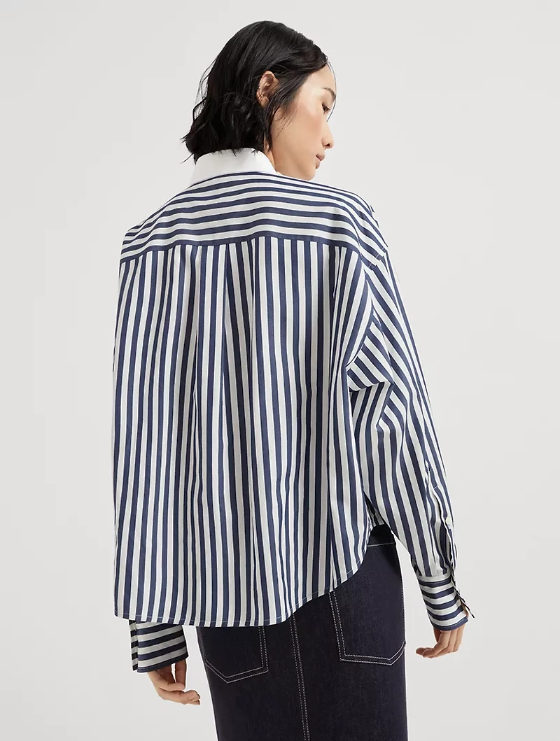 Poplin Shirt With Logo