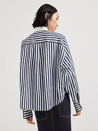 Poplin Shirt With Logo