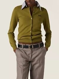 Cashmere Cardigan With Collar