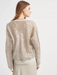 Dazzling Net Sweater
