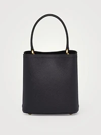 Small Saffiano Leather Prada Panier Bag